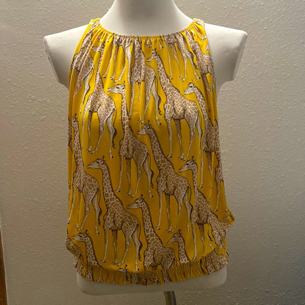 Ann Taylor giraffe tank top